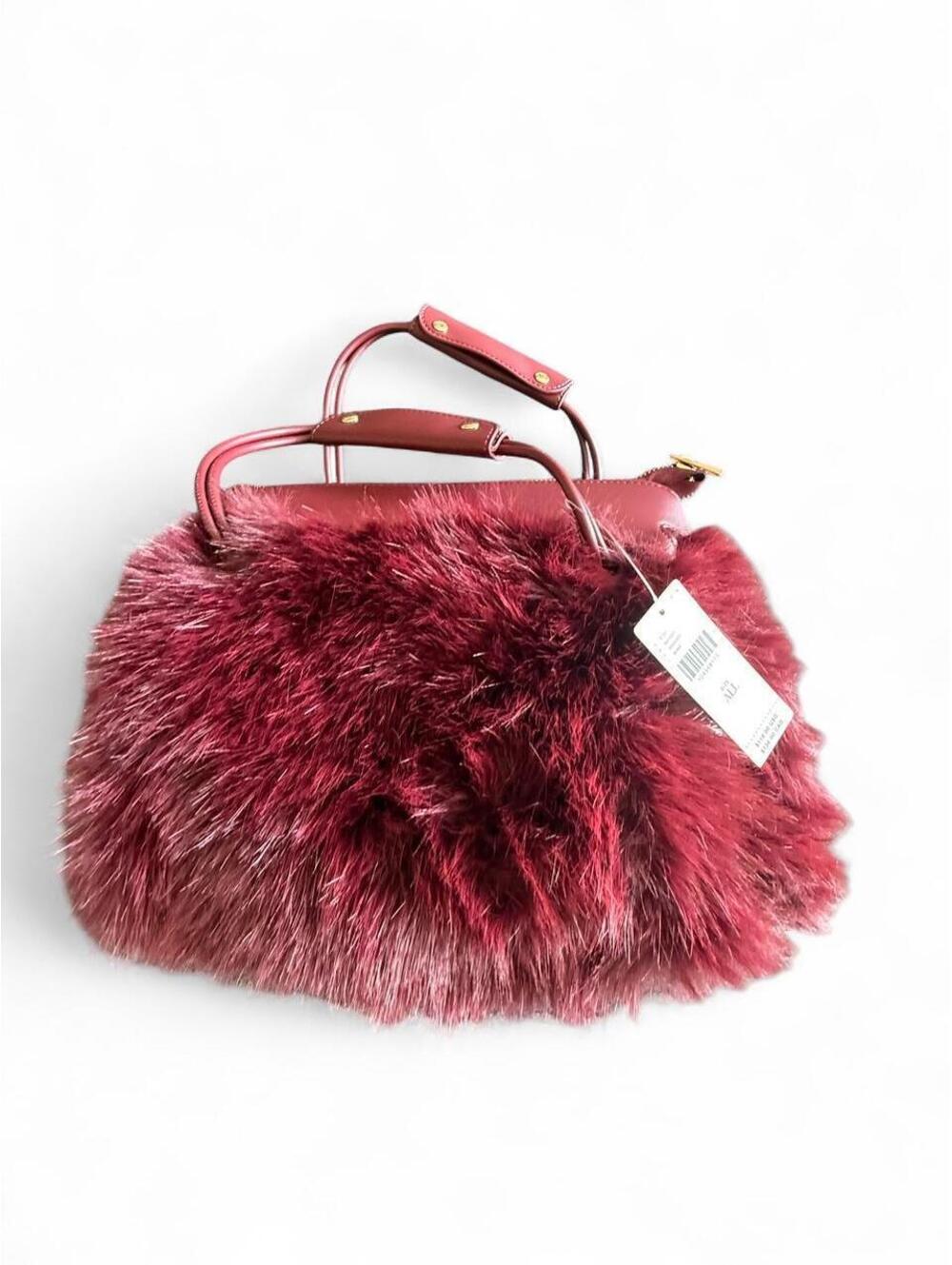 Anthropologie Women's Burgundy and Red Bag